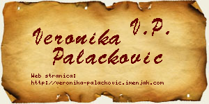 Veronika Palačković vizit kartica